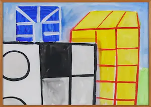 Paul Nassenstein - Aquarel, Zonder titel - Ingelijst kopen? Bied vanaf 125!