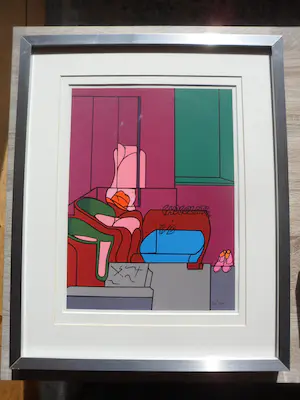Valerio Adami - Litho. Titel , Chocolatc kid kopen? Bied vanaf 45!