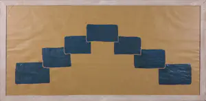 Gerard Spaan - en anderen, Lot van 8 abstracte kunstwerken in diverse technieken - Ingelijst kopen? Bied vanaf 100!