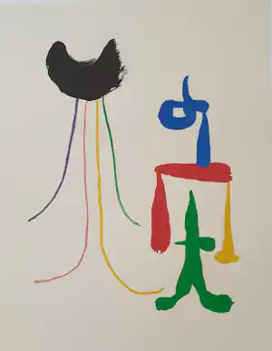 Joan Miro - Parler seul verkocht voor € 95!