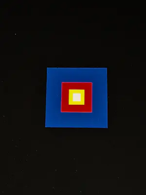 Piet van Zon - complete serie van viermaal acryl en tape op doek - 1990 - kopen? Bied vanaf 189!