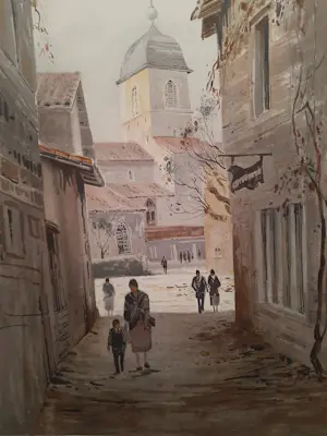 Allain Renoux - Litho, Titel, De schaduw. kopen? Bied vanaf 35!