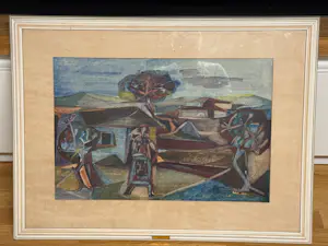 Alfred Wittwar - Landschaft (1957) kopen? Bied vanaf 250!