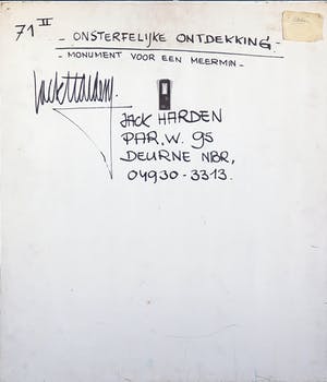 Jack Harden - Gemengde techniek op board, Onsterfelijke ontdekking - Ingelijst kopen? Bied vanaf 1!