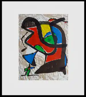 Joan Miro - Houtsnede 1973 " oplage 1.500 stuks , Lelong ,Paris verkocht voor € 129!