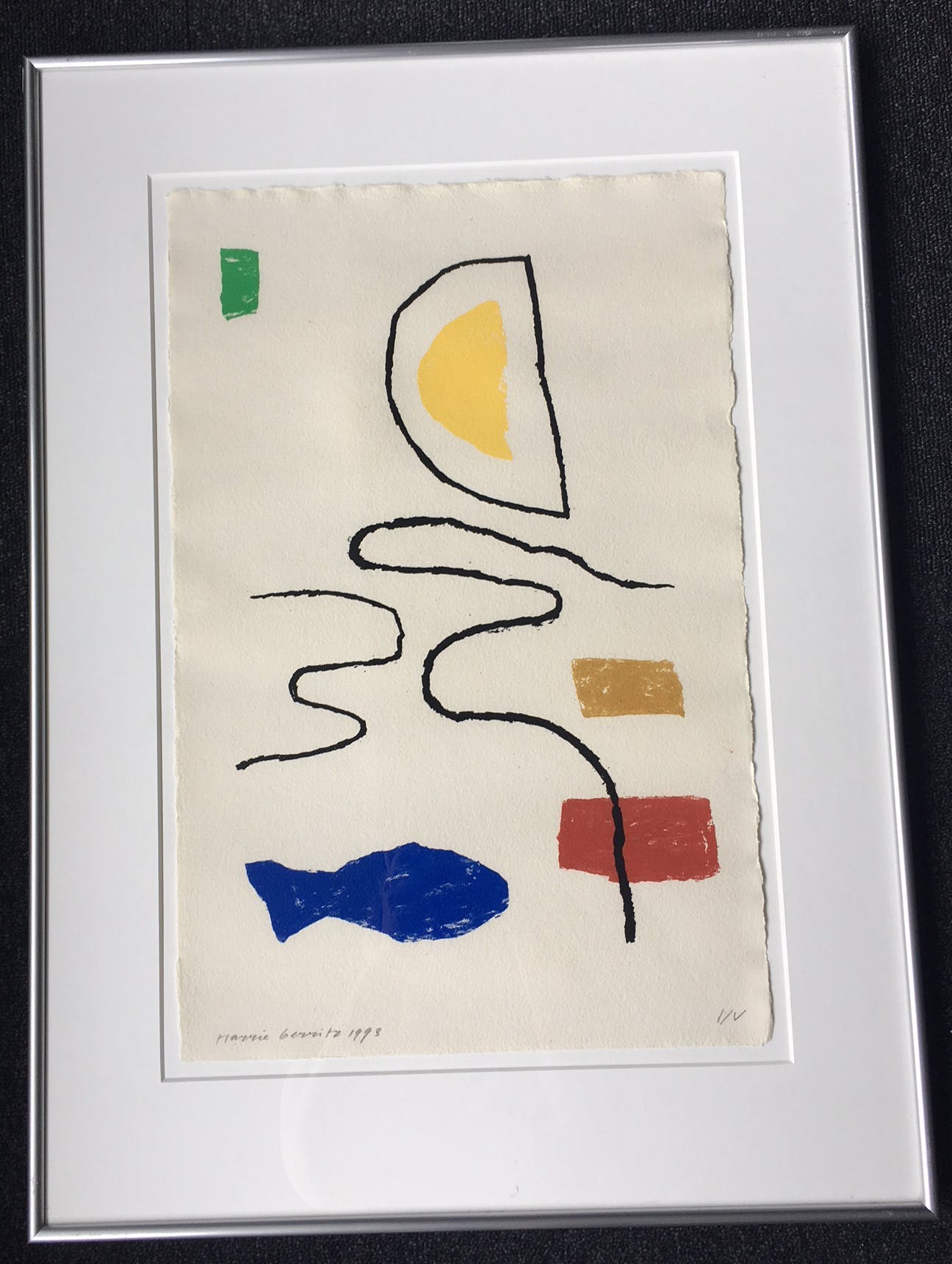 Harrie Gerritz - Serie van 4 abstracte landschappen kopen? Bied vanaf 245!