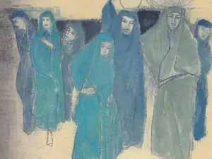 Ru van Rossem - Vrouwen op weg naar de tempel kopen? Bied vanaf 100!