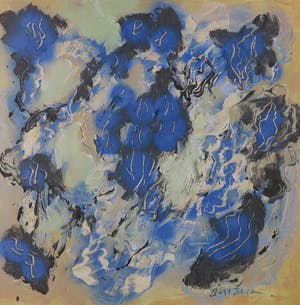 Bert Braam - Acryl op doek, Zonder titel kopen? Bied vanaf 1!