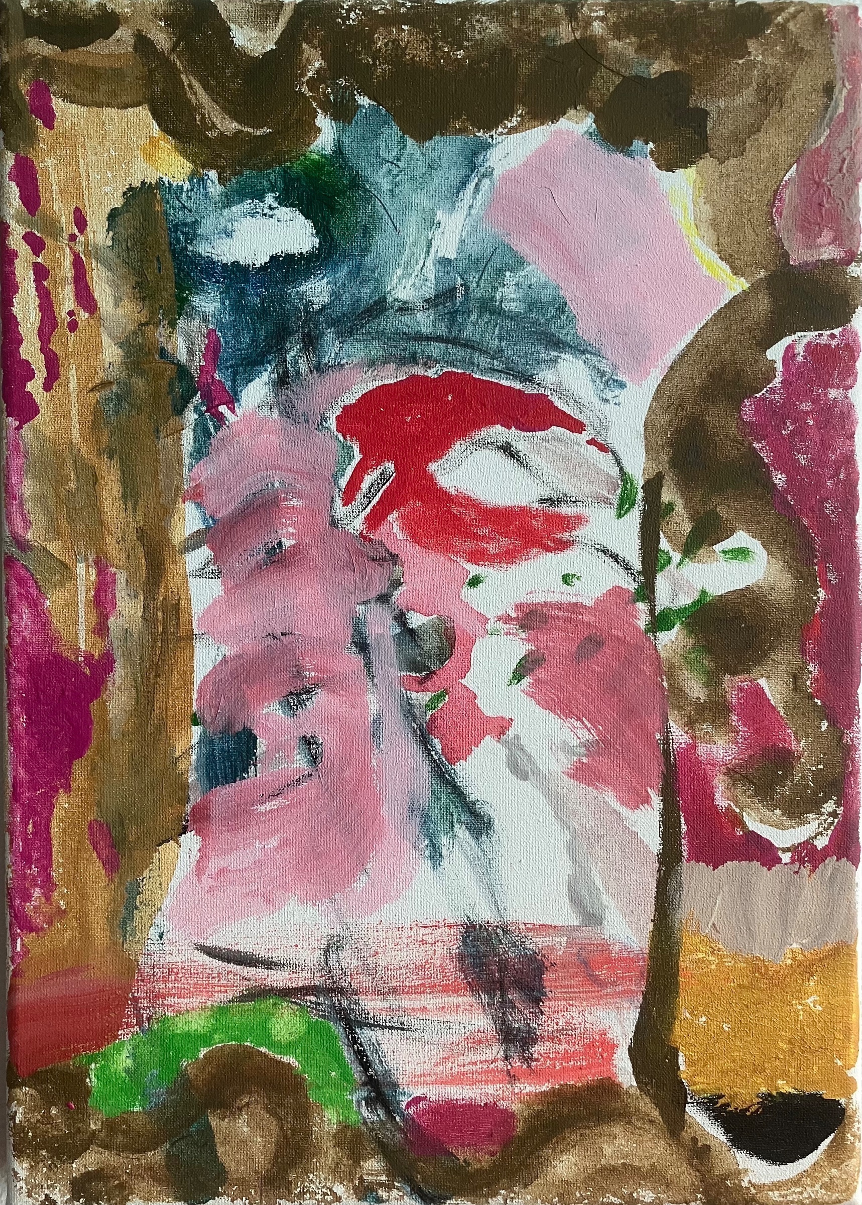 Paul Louis van den Bergh - “Paradiso” - Acryl op canvas - Gesigneerd. kopen? Bied vanaf 200!
