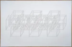Joost Baljeu - Structures, zeefdruk (groot) kopen? Bied vanaf 125!