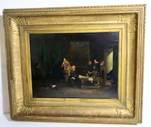 Herman ten Kate - Tischszene verkocht voor € 35!