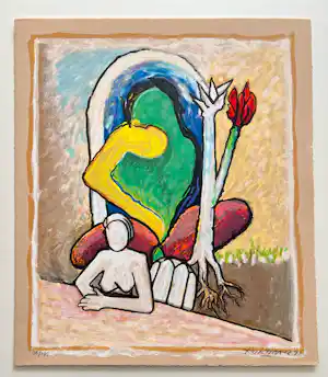 Herman Krikhaar - Handgesigneerde zeefdruk | 1995 verkocht voor € 45!