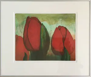 Guus Kuit - Tulpen | prachtige kleurets - ingelijst kopen? Bied vanaf 49!