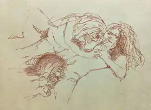 John Lennon - Three is not always a crowd, lithografische prent - Gratis verzending binnen NL! verkocht voor € 50!