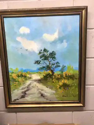 Henk Poeder - Prachtig Landschap op de Veluwe verkocht voor € 75!