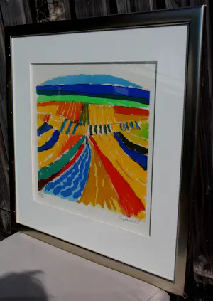 Jan Cremer - Ingelijste ets/aquatint: Toscana I - 1998 kopen? Bied vanaf 399!
