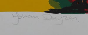 Niet of onleesbaar gesigneerd - Zeefdruk, Zonder titel kopen? Bied vanaf 1!
