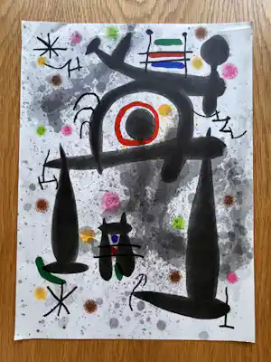 Joan Miro - Originele litho uit DLM - 1971 - In nieuwstaat verkocht voor € 45!