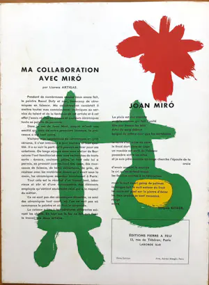 Joan Miro - Derrière Le Miroir - no. 14-15 - Jaar 1948 - Maeght Paris - 2e Editie - Goed kopen? Bied vanaf 50!