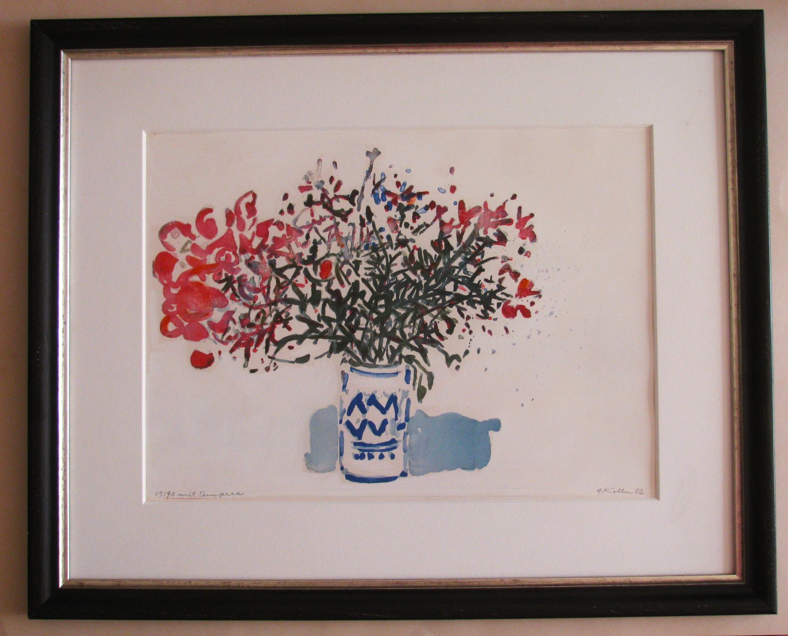 Oskar Koller - MIXED MEDIA ( LITHO - TEMPERA ) 1982 signiert kopen? Bied vanaf 300!