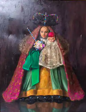 Frans Siaens - De heilige Maria met kindje Jezus verkocht voor € 150!