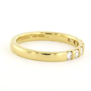 NIESSING 18k geel gouden ring met briljant geslepen diamant tot. 0.50ct kopen? Bied vanaf 610!