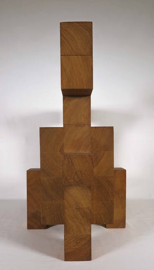 Niet of onleesbaar gesigneerd - Hout, Couple positief/negatief (Groot!) kopen? Bied vanaf 1!