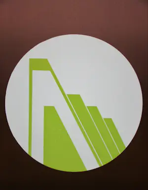 Friedrich Geiler - Concrete-constructieve composie - 1974 - Originele linoleumsnede, handgesigneerd kopen? Bied vanaf 60!