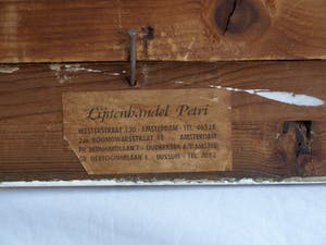 Niet of onleesbaar gesigneerd - Olieverf op doek , “Burcht aan Zee” – ingelijst kopen? Bied vanaf 10!