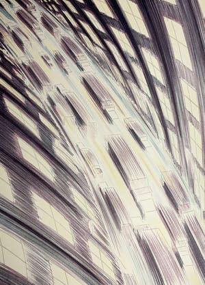 Jeroen Henneman - kleurenlitho - 'Verkeer in de stad' - 1988 (Kleine oplage) kopen? Bied vanaf 200!