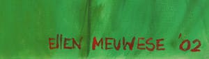 Ellen Meuwese - Acryl op doek, Klaprozen - Ingelijst (Zeer groot) kopen? Bied vanaf 100!