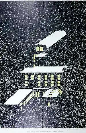 Jeroen Henneman - Litho, Gelukkig 1983 verkocht voor € 110!