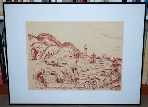 Jan Wiegers - Groninger Ploeg - handgesigneerde litho 1947: Intragna (Ticino, Zwiserland) kopen? Bied vanaf 100!
