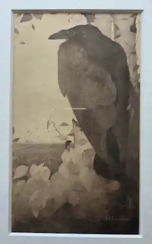 Jan Mankes - Raaf. Ingelijst. verkocht voor € 129!