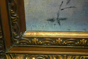 Gerard van Vliet - verstild waterlandschap - groot olieverfschilderij kopen? Bied vanaf 200!