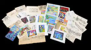 Joe Wols - Lot van 55 werken op papier verkocht voor € 60!