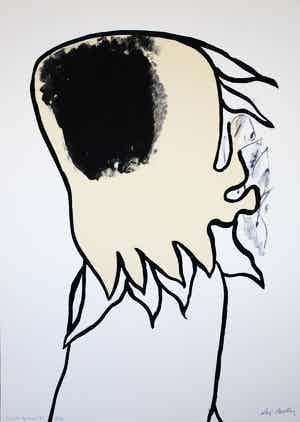 Lei Molin - Canto General II - losse zeefdruk - 1989 verkocht voor € 55!