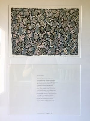 Jan Wolkers - "Winterbeelden" - Lithografie met gedicht, Ingelijst kopen? Bied vanaf 220!