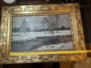 Franz Schreyer - Wintermorgen im Moor kopen? Bied vanaf 200!