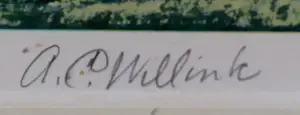 Carel Willink - Ingelijste zeefdruk: De eeuwige schreeuw (Nette lijst!) kopen? Bied vanaf 499!
