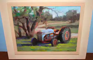 Bob Rohm - Ferguson tractor - olieverfschilderij kopen? Bied vanaf 125!