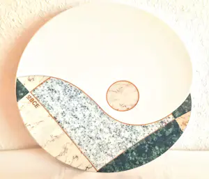 Hutschenreuther - Porzellan Set (6-teilig) 2 Platten 2 Vasen 2 Kerzenständer IG BCE Jubiläum kopen? Bied vanaf 48!