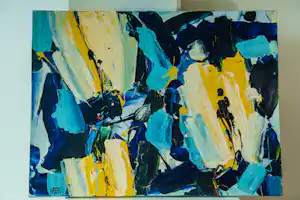 Ad van Hassel - Abstracte compositie Tulip kopen? Bied vanaf 150!