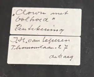 Hans van Ieperen - 3 pentekeningen w.o. Clown kopen? Bied vanaf 150!