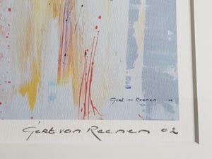 Gert van Reenen - Zeefdruk - Gesigneerd 2002 kopen? Bied vanaf 25!