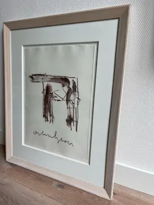 Anton Heyboer - Abstracte compositie kopen? Bied vanaf 190!