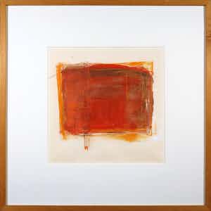 Yvonne van Eyden - Gemengde techniek op papier, Zonder titel - Ingelijst verkocht voor € 47!