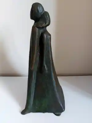 Wim Jurcka - Twee eenheid Man en vrouw ruggelings staand verkocht voor € 240!