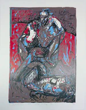 Anita de Baaij - Zeefrdruk en monotype, Lot van 7 zeefdrukken en 4 monotypes kopen? Bied vanaf 150!