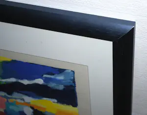 Willem Brauck - "Bal Masqué" - abstracte gouache - zuurvrij ingelijst kopen? Bied vanaf 120!